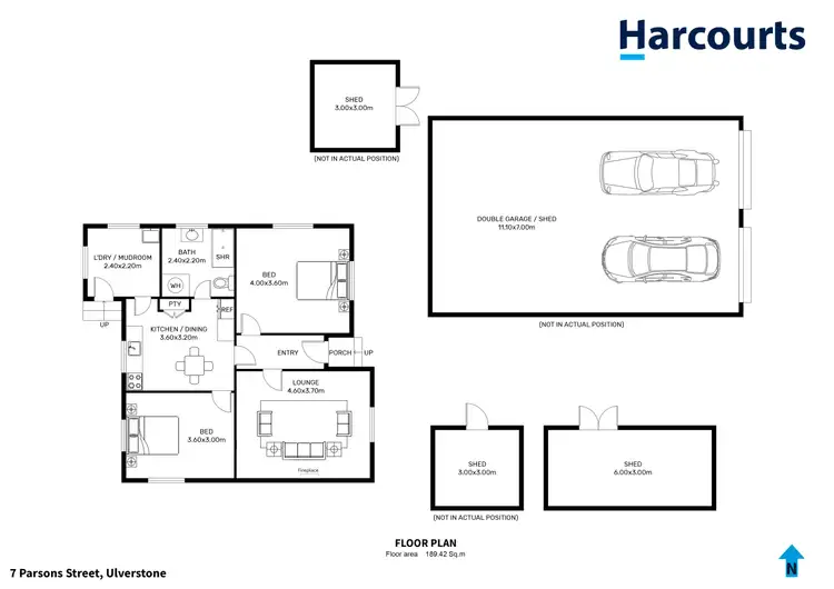Floorplan of Homely house listing, 7 Parsons Street, Ulverstone TAS 7315