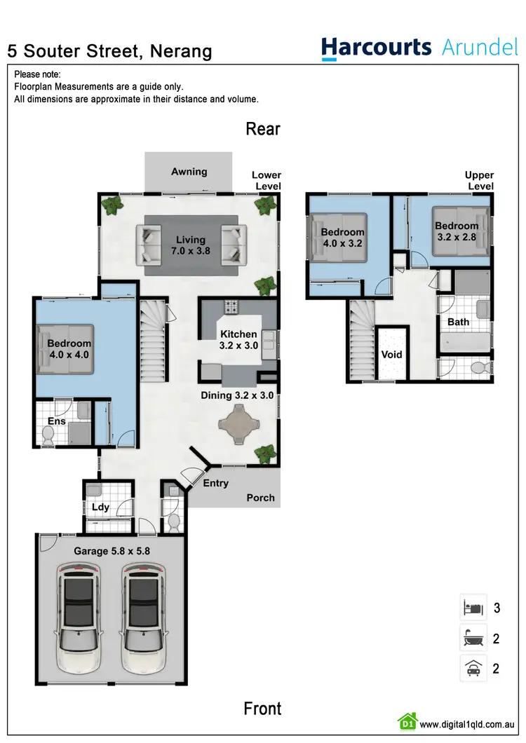 Floorplan of Homely house listing, 5 Souter Street, Nerang QLD 4211