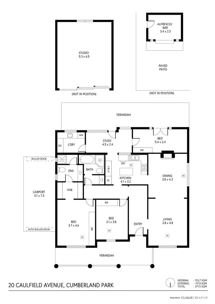 Floorplan of Homely house listing, 20 Caulfield Avenue, Cumberland Park SA 5041