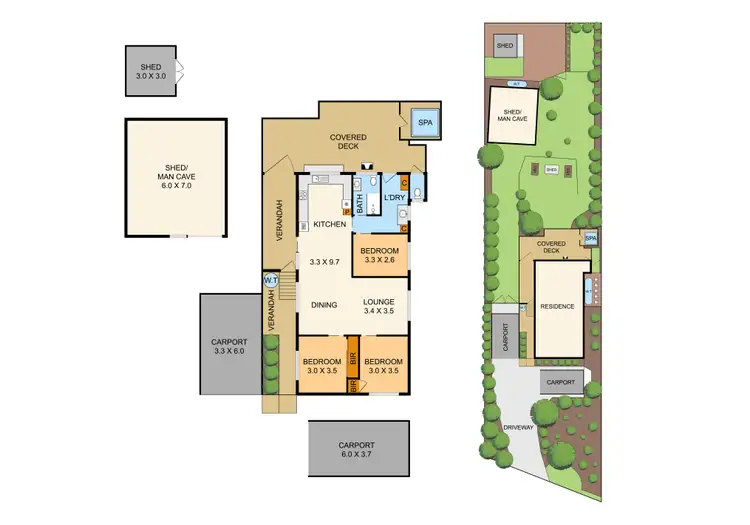 Floorplan of Homely house listing, 88 Inverness Avenue, The Basin VIC 3154