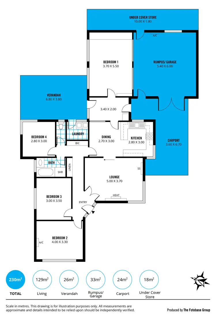 Floorplan of Homely house listing, 12 Yalpara Avenue, Seaton SA 5023