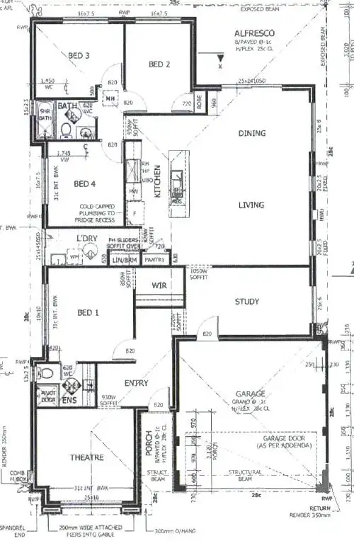 Floorplan of Homely house listing, 6 Trevally Avenue, Two Rocks WA 6037