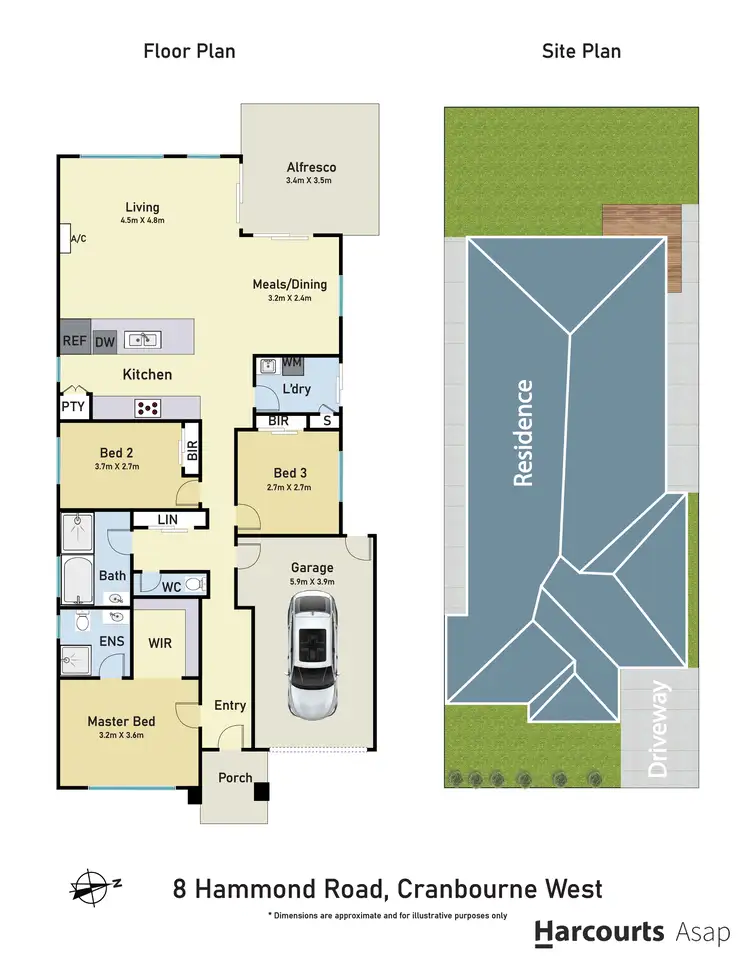 Floorplan of Homely house listing, 8 Hammond Road, Cranbourne West VIC 3977