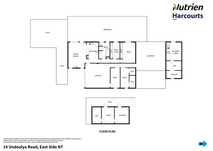 Floorplan of Homely house listing, 19 Undoolya Road, East Side NT 870