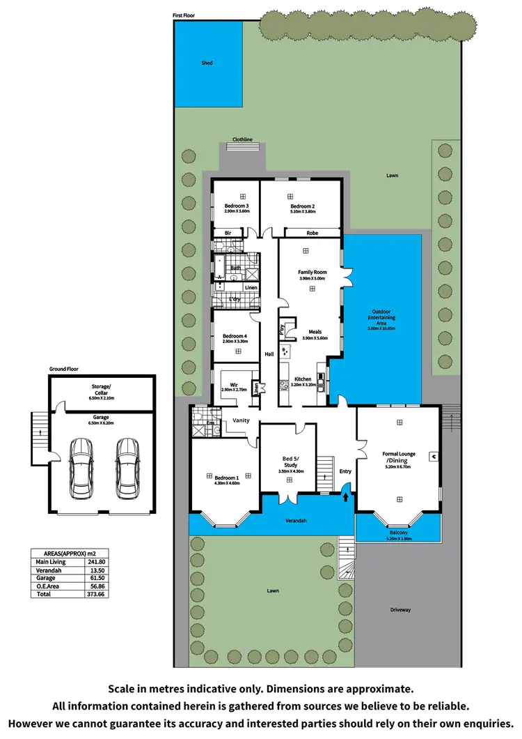 Floorplan of Homely house listing, 6 Glenroy Avenue, Beaumont SA 5066