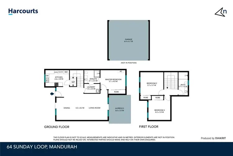 Floorplan of Homely house listing, 64 Sunday Loop, Mandurah WA 6210