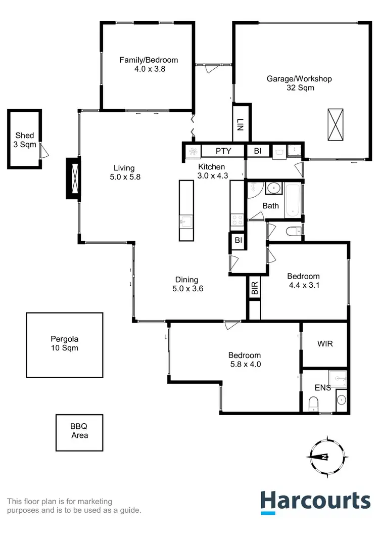 Floorplan of Homely house listing, 10 High Street, Bellerive TAS 7018