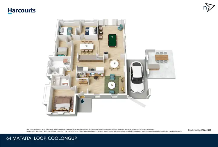 Floorplan of Homely house listing, 64 Mataitai Loop, Cooloongup WA 6168