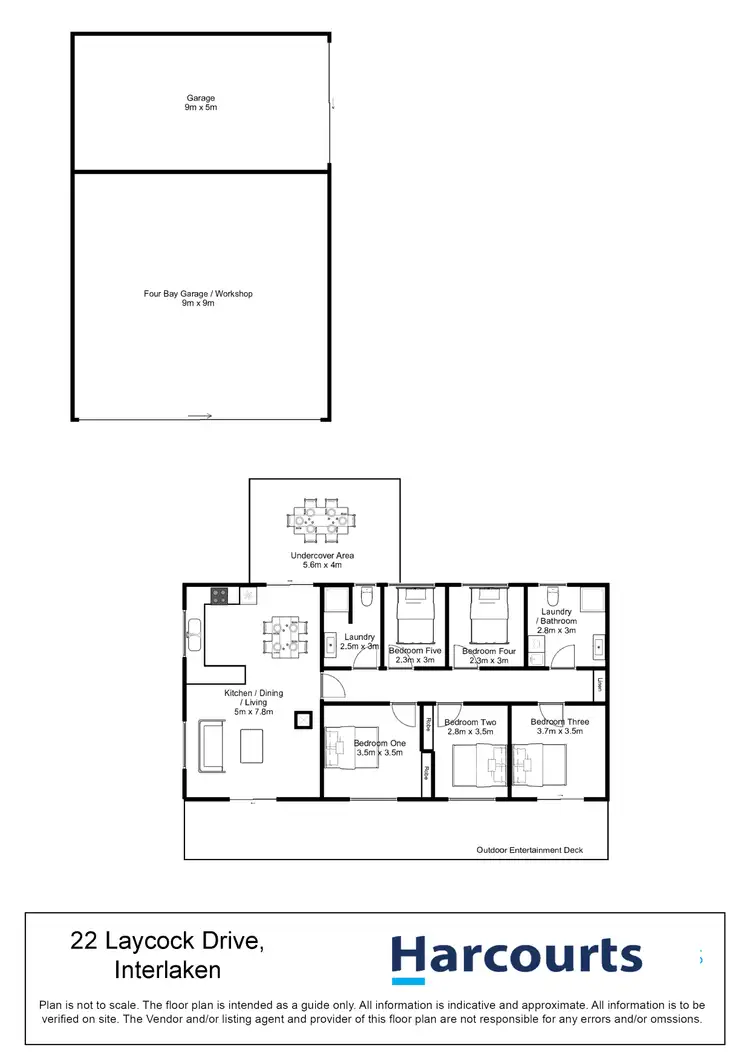 Floorplan of Homely house listing, 22 Laycock Drive, Interlaken TAS 7030