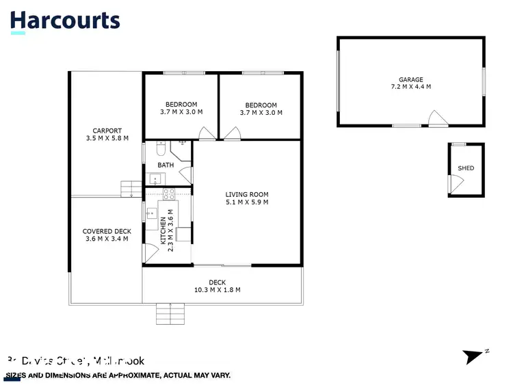 Floorplan of Homely house listing, 3A Davies Street, Mollymook NSW 2539