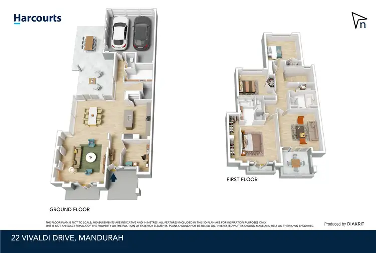 Floorplan of Homely house listing, 22 Vivaldi Drive, Mandurah WA 6210