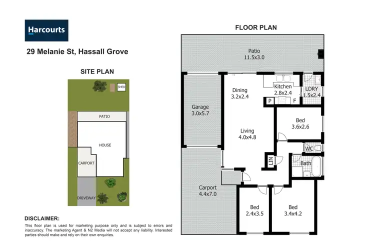 Floorplan of Homely house listing, 29 Melanie Street, Hassall Grove NSW 2761