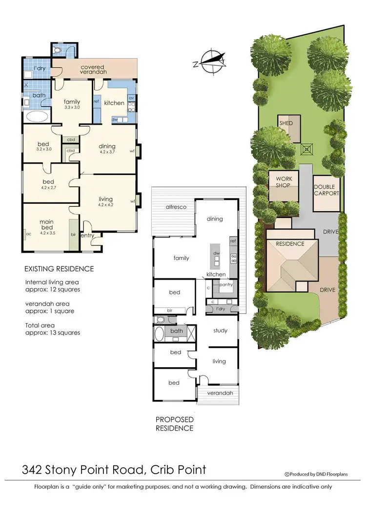 Floorplan of Homely house listing, 342 Stony Point Road, Crib Point VIC 3919