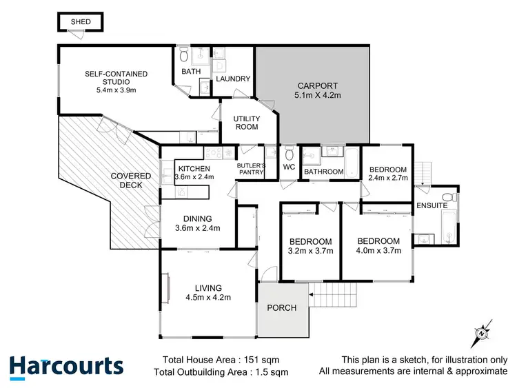 Floorplan of Homely house listing, 15 Golden Valley Road, Cygnet TAS 7112