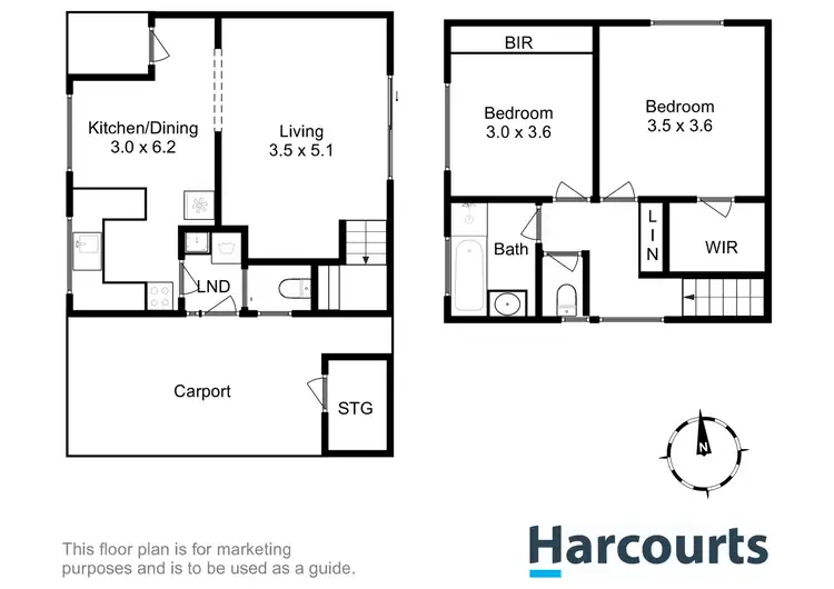 Floorplan of Homely unit listing, 4/8 Alexandra Esplanade, Bellerive TAS 7018