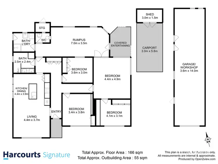 Floorplan of Homely house listing, 17 Fitzroy Street, Sorell TAS 7172