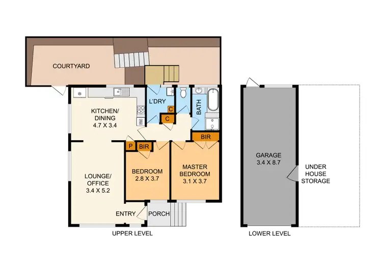 Floorplan of Homely house listing, 1/3 Green Street, Boronia VIC 3155