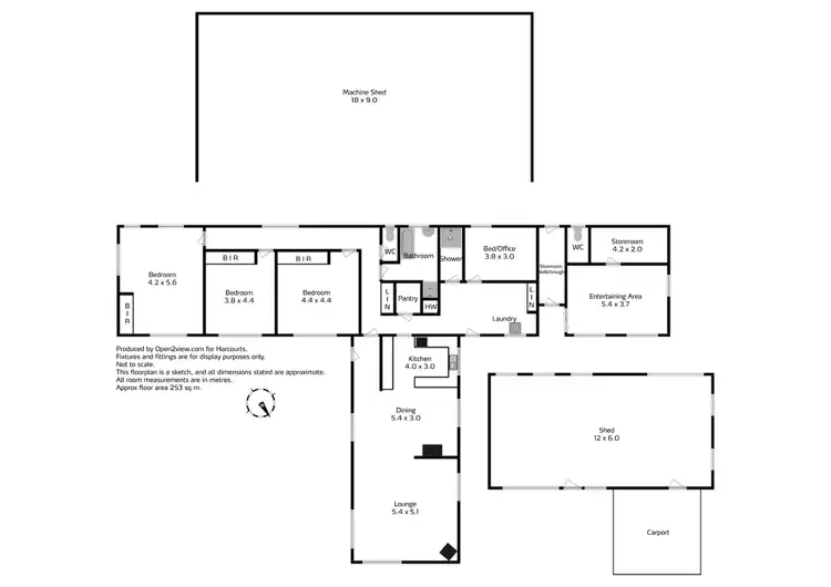 Floorplan of Homely house listing, 1008 Wilmot Road, Kindred TAS 7310