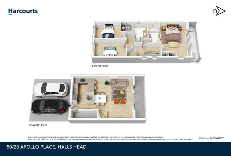 Floorplan of Homely apartment listing, 50/20 Apollo Place, Halls Head WA 6210