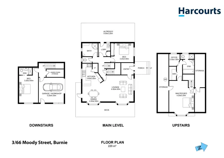 Floorplan of Homely house listing, 3/66 Moody Street, Burnie TAS 7320