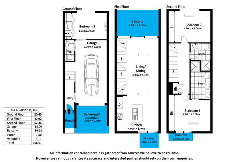 Floorplan of Homely townhouse listing, 3/3 Stephen Street, Norwood SA 5067