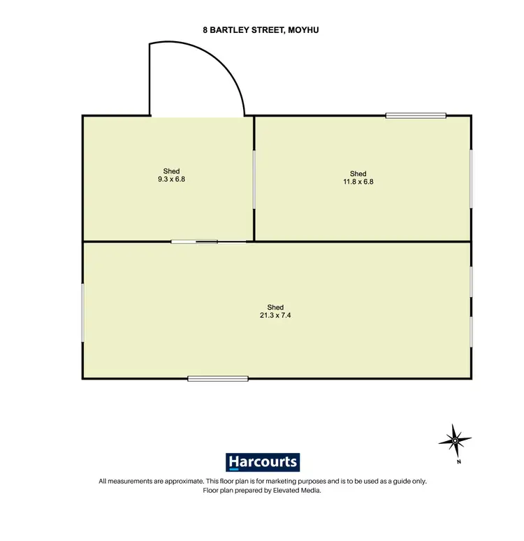 Floorplan of Homely land listing, 8 Bartley Street, Moyhu VIC 3732