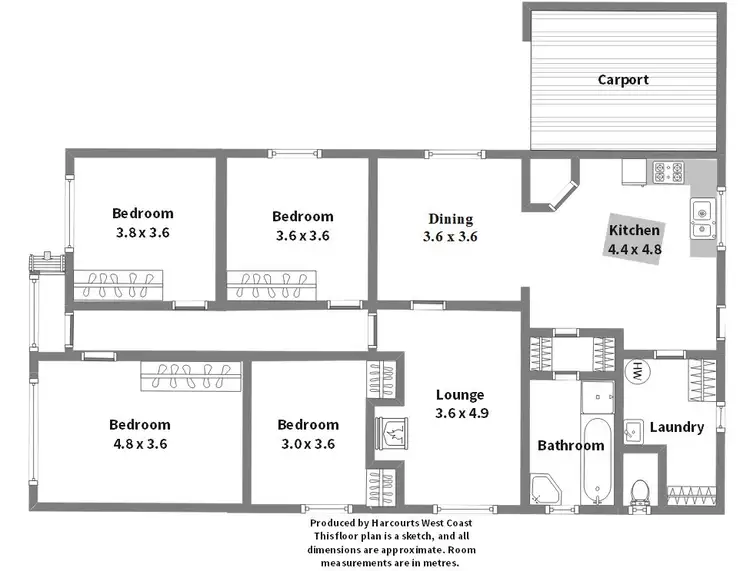 Floorplan of Homely house listing, 11 Harvey Street, Queenstown TAS 7467