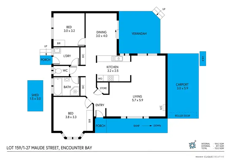 Floorplan of Homely house listing, 159/1-27 Maude Street, Encounter Bay SA 5211