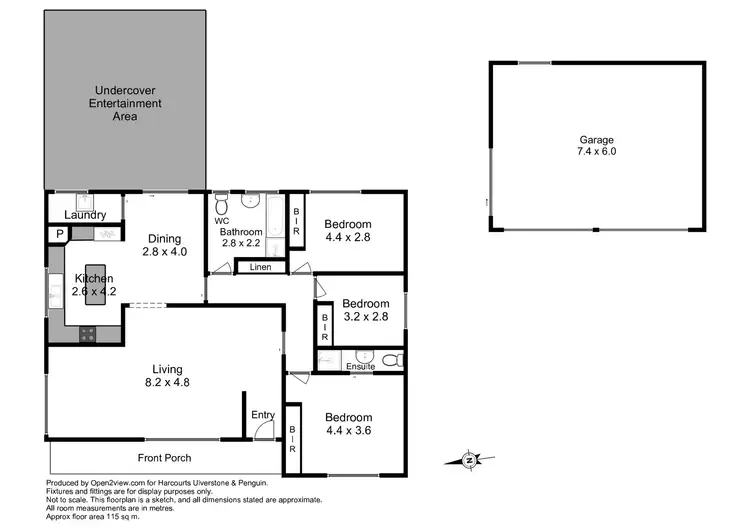 Floorplan of Homely house listing, 57 Lovett Street, Devonport TAS 7310