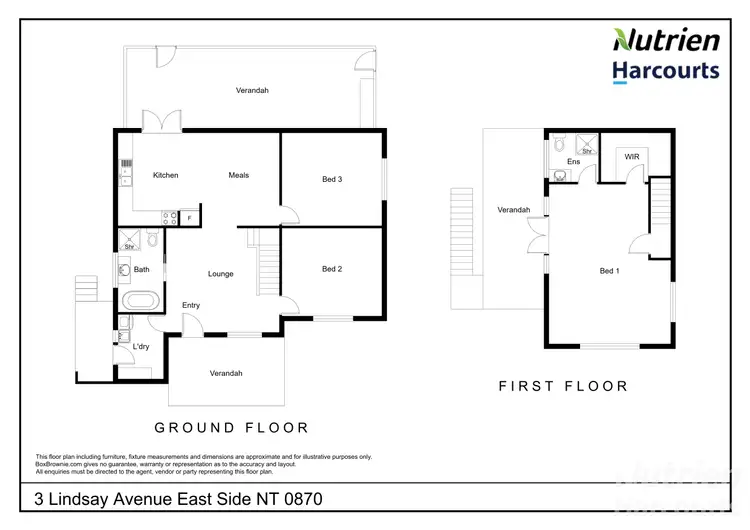 Floorplan of Homely house listing, 3 Lindsay Avenue, East Side NT 870