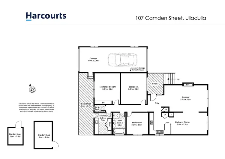 Floorplan of Homely house listing, 107 Camden Street, Ulladulla NSW 2539