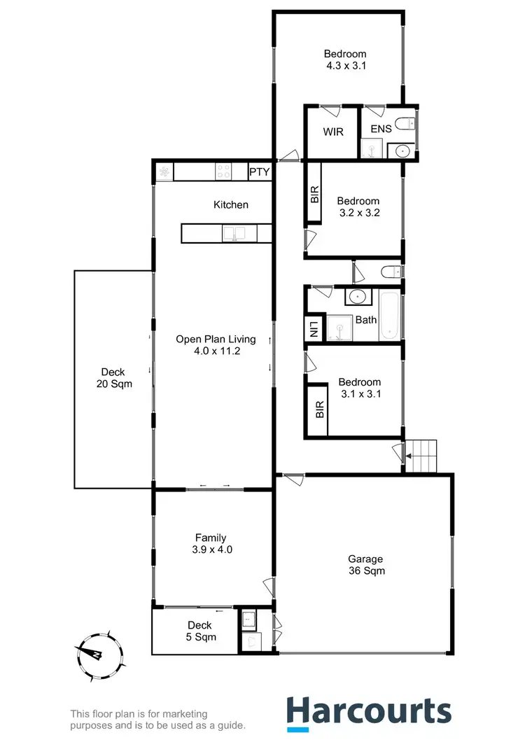 Floorplan of Homely house listing, 2 Regatta Place, Tranmere TAS 7018