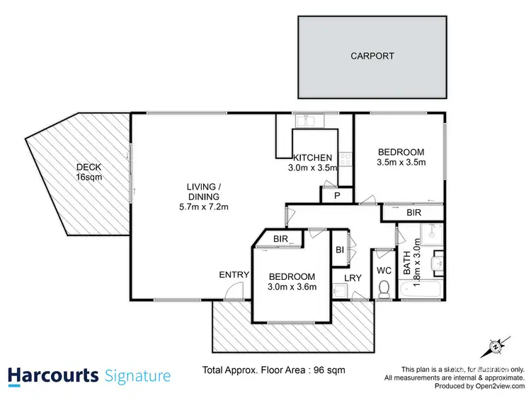 Floorplan of Homely house listing, 1/56 Branscombe Road, Claremont TAS 7011