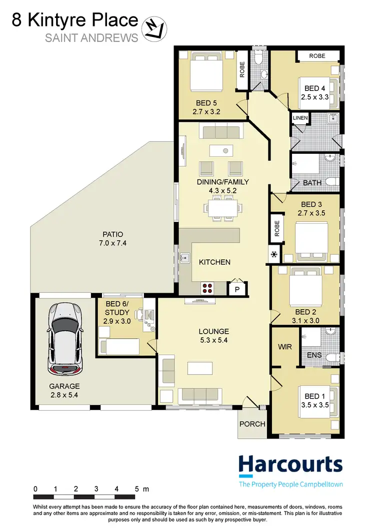 Floorplan of Homely house listing, 8 Kintyre Place, St Andrews NSW 2566