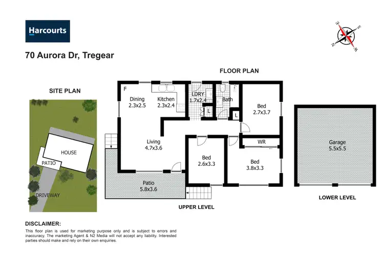 Floorplan of Homely house listing, 70 Aurora Drive, Tregear NSW 2770