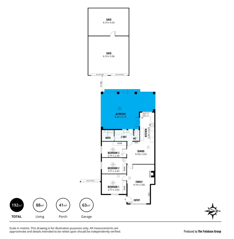 Floorplan of Homely house listing, 6 Jessup Street, Kidman Park SA 5025