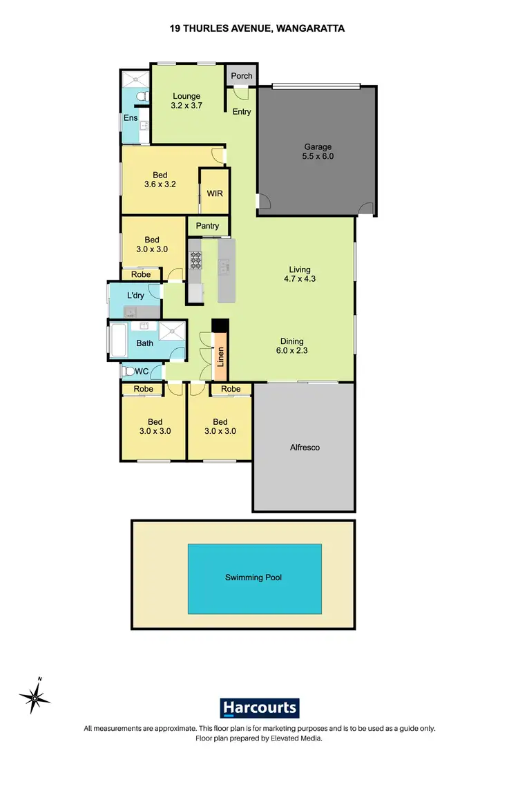 Floorplan of Homely house listing, 19 Thurles Avenue, Wangaratta VIC 3677