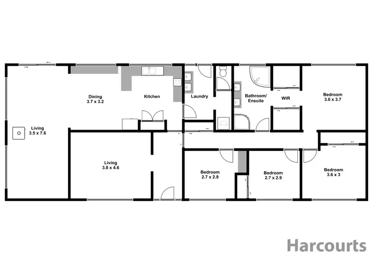Floorplan of Homely house listing, 70 View Road, Hernes Oak VIC 3825