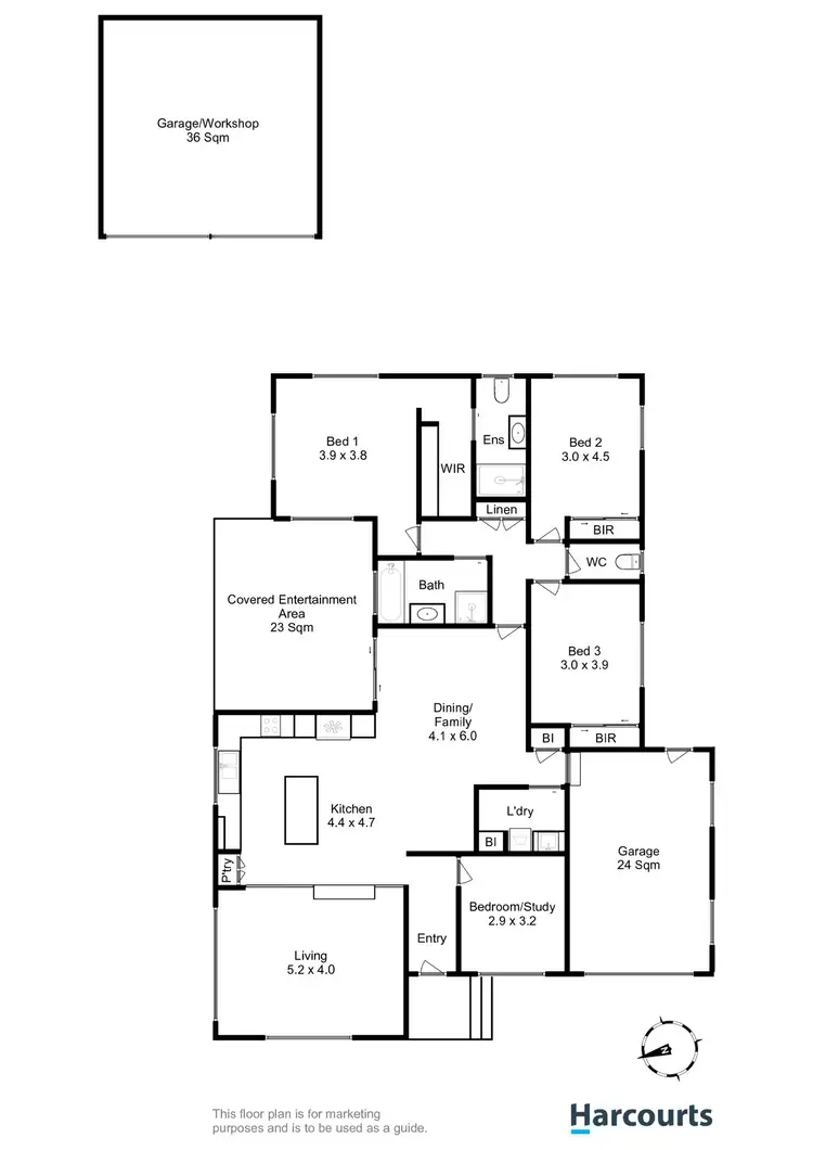 Floorplan of Homely house listing, 84 Oakdowns Parade, Oakdowns TAS 7019