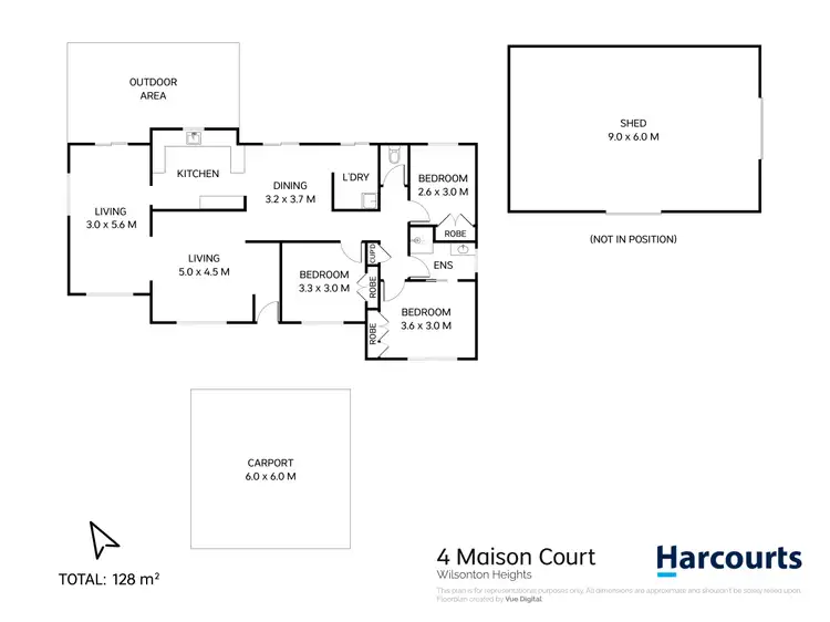Floorplan of Homely house listing, 4 Maison Court, Wilsonton Heights QLD 4350