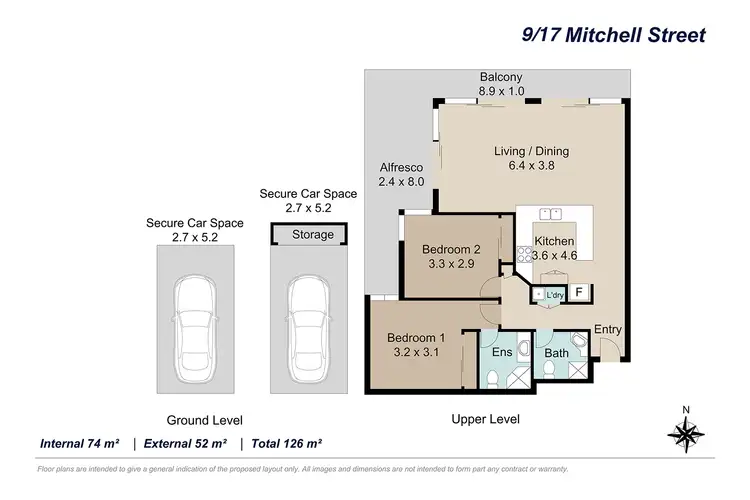 Floorplan of Homely unit listing, 9/17 Mitchell Street, Kedron QLD 4031