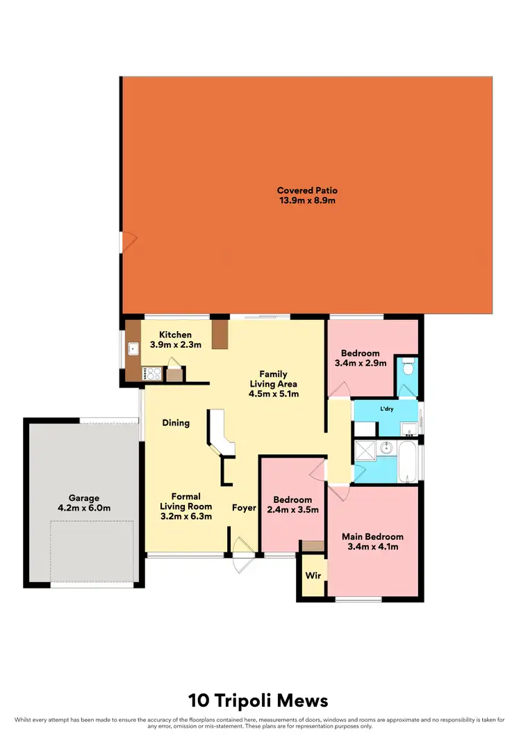 Floorplan of Homely house listing, 10 Tripoli Mews, Currambine WA 6028