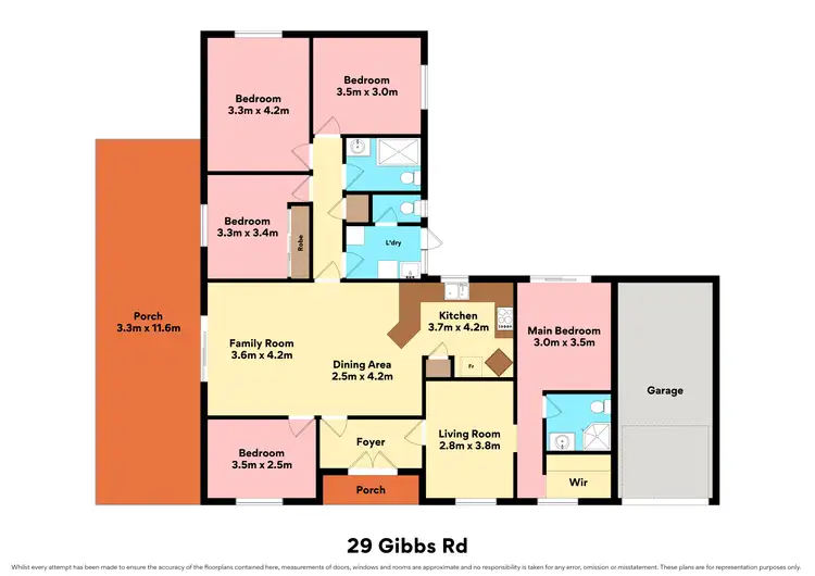 Floorplan of Homely house listing, 29 Gibbs Road, Nowergup WA 6032