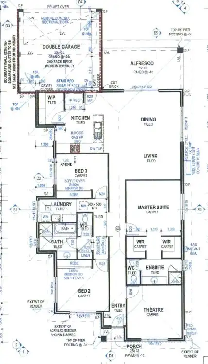 Floorplan of Homely house listing, 68 Montebello Boulevard, Two Rocks WA 6037