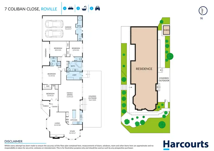 Floorplan of Homely house listing, 7 Coliban Close, Rowville VIC 3178