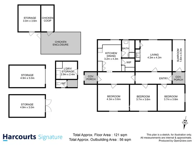 Floorplan of Homely house listing, 12 Charles Street, Triabunna TAS 7190