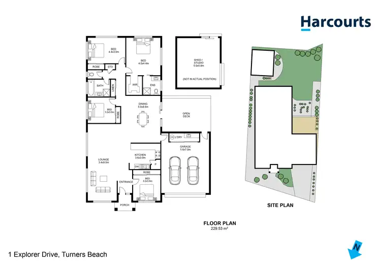 Floorplan of Homely house listing, 1 Explorer Drive, Turners Beach TAS 7315