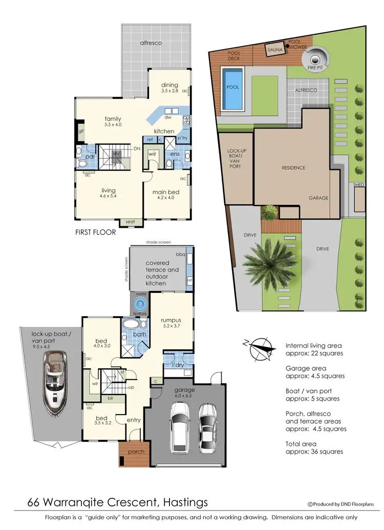 Floorplan of Homely house listing, 66 Warranqite Crescent, Hastings VIC 3915