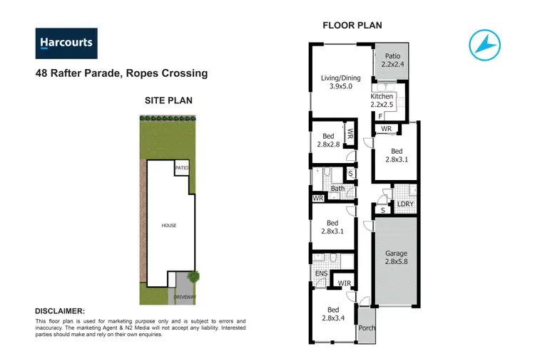 Floorplan of Homely house listing, 48 Rafter Parade, Ropes Crossing NSW 2760