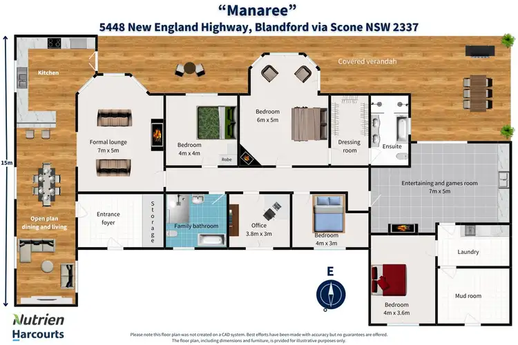 Floorplan of Homely rural property listing, 5448 New England Hwy, Blandford NSW 2338
